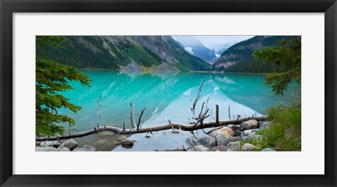 Framed Reflections in Lake Louise, Banff National Park, Alberta, Canada Print