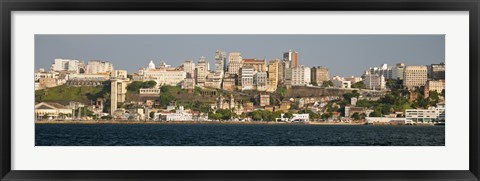 Framed City at the waterfront, Salvador, Bahia, Brazil Print