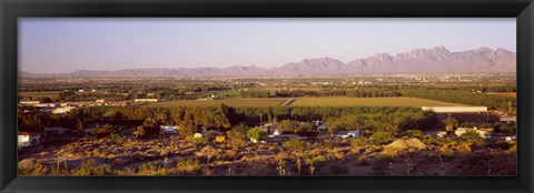 Framed Overview of Alamogordo, Otero County, New Mexico, USA Print