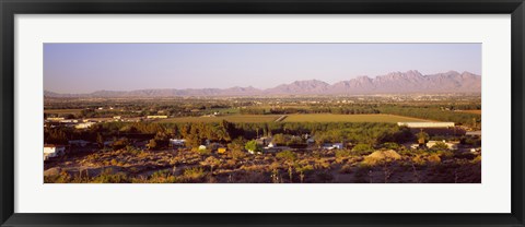 Framed Overview of Alamogordo, Otero County, New Mexico, USA Print