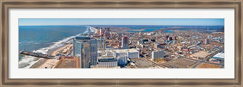 Framed Cityscape, Atlantic City, New Jersey, USA Print