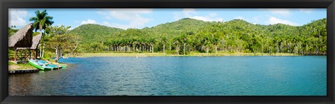 Framed Trees on a hill, Las Terrazas, Pinar Del Rio Province, Cuba Print