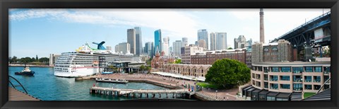 Framed Circular Quay, Sydney, New South Wales, Australia 2012 Print