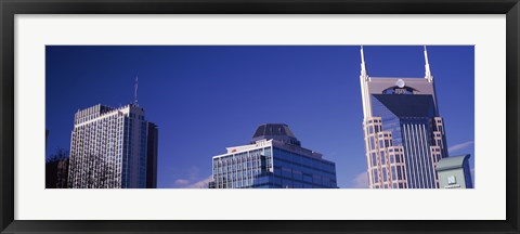 Framed Low angle view of buildings, Nashville, Davidson County, Tennessee, USA Print