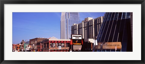 Framed Downtown district of Nashville, Tennessee Print