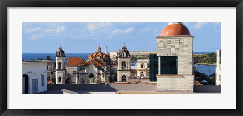 Framed Traditional buildings of Havana, Cuba Print