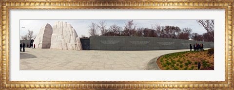 Framed Martin Luther King Jr. Memorial at West Potomac Park, The Mall, Washington DC, USA Print