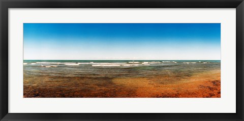 Framed Atlantic coast, Salvador, Bahia, Brazil Print