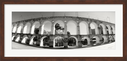 Framed Carioca Aqueduct, Lapa, Rio De Janeiro, Brazil Print