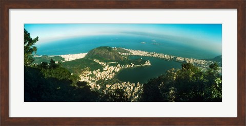 Framed Corcovado, Rio de Janeiro, Brazil Print