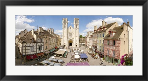 Framed Saint-Vincent De Chalon-Sur-Saone cathedral, Chalon-Sur-Saone, Burgundy, France Print