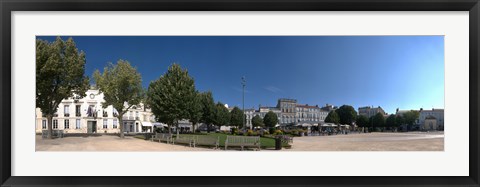 Framed Town Hall, Colbert Square, Rochefort, Charente-Maritime, Poitou-Charentes, France Print