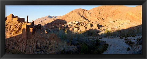 Framed Village in the Dades Valley, Dades Gorges, Ouarzazate, Morocco Print