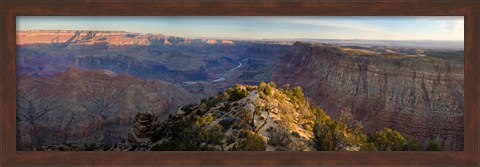 Framed High angle view of Desert Point, South Rim, Grand Canyon, Grand Canyon National Park, Arizona, USA Print