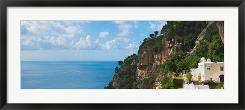 Framed Hillside at Positano, Amalfi Coast, Italy Print