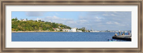 Framed View of island, Havana, Cuba Print