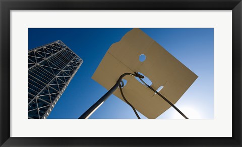 Framed Low angle view of a hotel, Hotel Arts, Barcelona, Catalonia, Spain Print