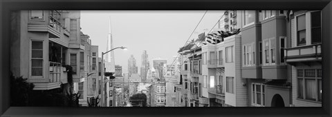 Framed USA, California, San Francisco, Apartment in San Francisco Print