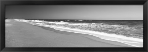 Framed Route A1A, Atlantic Ocean, Flagler Beach, Florida, USA Print