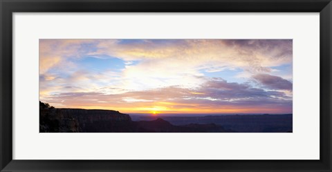 Framed Sunrise on the Colorado Plateau from Cape Royal, North Rim, Grand Canyon National Park, Arizona, USA Print