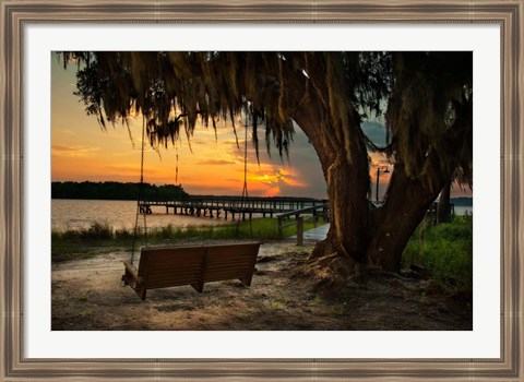 Framed Savannah Sunset Print