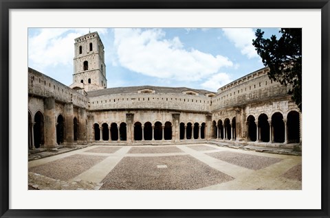 Framed Cloister of St. Trophime, Church Of St. Trophime, Arles, Bouches-Du-Rhone, Provence-Alpes-Cote d&#39;Azur, France Print