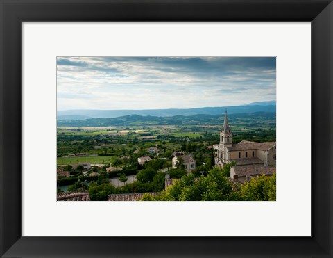 Framed Bonnieux, Vaucluse, Provence-Alpes-Cote d&#39;Azur, France Print