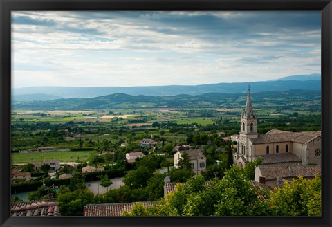 Framed Bonnieux, Vaucluse, Provence-Alpes-Cote d&#39;Azur, France Print