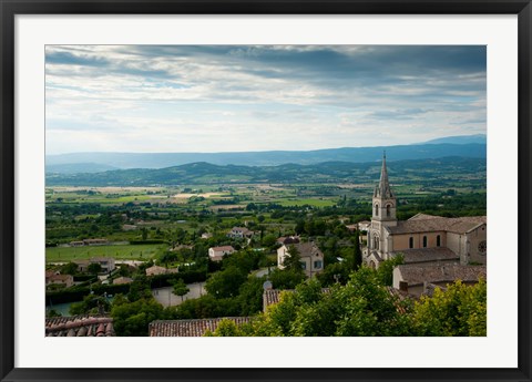 Framed Bonnieux, Vaucluse, Provence-Alpes-Cote d&#39;Azur, France Print