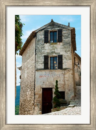 Framed Former bakery, Lacoste, Vaucluse, Provence-Alpes-Cote d&#39;Azur, France Print