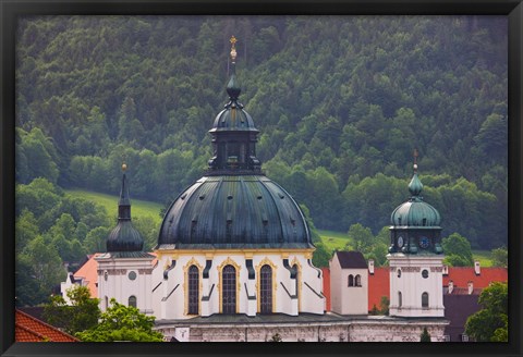 Framed High angle view of a monastery, Ettal Abbey, Ettal, Bavaria, Germany Print