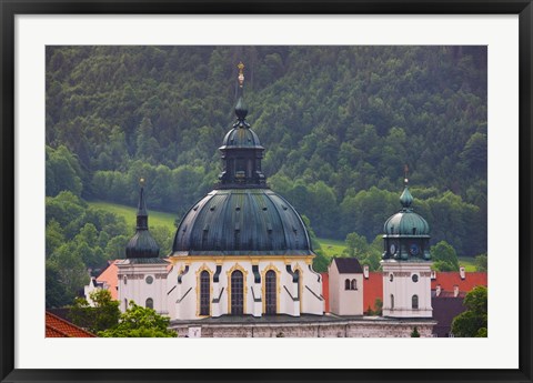 Framed High angle view of a monastery, Ettal Abbey, Ettal, Bavaria, Germany Print