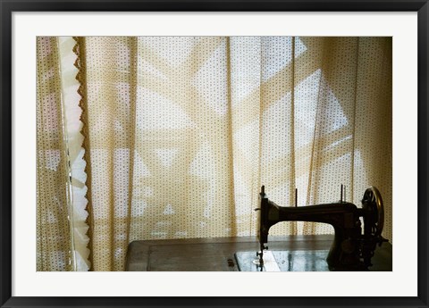 Framed Old sewing machine in a museum, Haerbin New Synagogue, Harbin, Heilungkiang Province, China Print