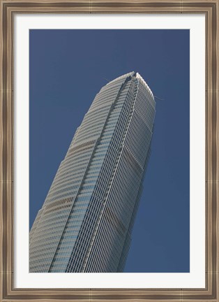 Framed Two International Finance Centre, Central District, Hong Kong Island, Hong Kong Print