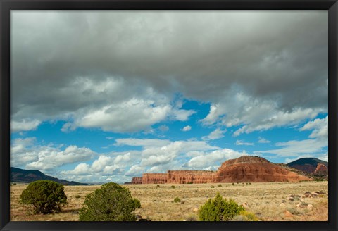 Framed Clouds over Capitol Reef National Park, Utah Print