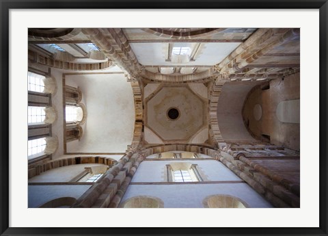 Framed Low angle view of ceiling of an abbey, Cluny Abbey, Maconnais, Saone-et-Loire, Burgundy, France Print