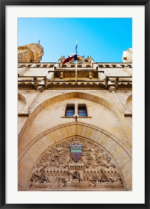 Framed Town hall at Place de l&#39;Hotel de Ville, Narbonne, Aude, Languedoc-Roussillon, France Print