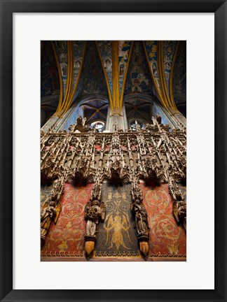 Framed Interiors of Cathedrale Sainte-Cecile, Albi, Tarn, Midi-Pyrenees, France Print