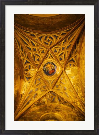 Framed Interiors of Cathedrale Saint-Etienne, Toulouse, Haute-Garonne, Midi-Pyrenees, France Print