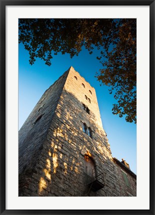 Framed Pope John XXII tower at Cahors, Lot, Midi-Pyrenees, France Print