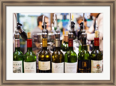 Framed Wine tasting, Saint-Emilion, Gironde, Aquitaine, France Print