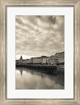 Framed Buildings at the Waterfront, Old Port, La Rochelle, Charente-Maritime, Poitou-Charentes, France Print