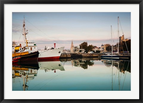 Framed Boats at Maritime Museum, La Rochelle, Charente-Maritime, Poitou-Charentes, France Print