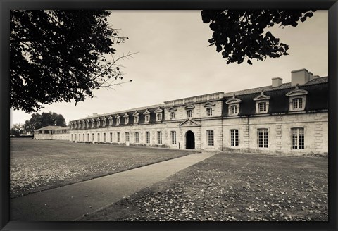 Framed Facade of the rope making factory of the French Navy, Corderie Royale, Rochefort, Charente-Maritime, Poitou-Charentes, France Print