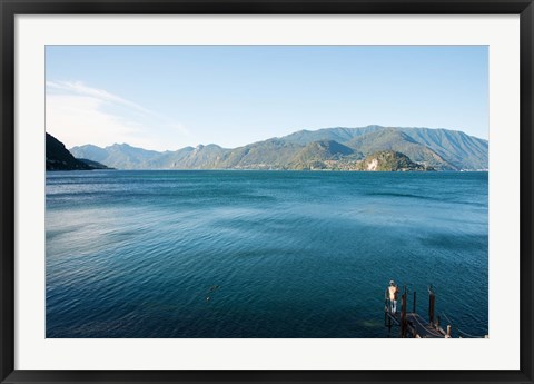 Framed Lake Como, Varenna, Lombardy, Italy Print