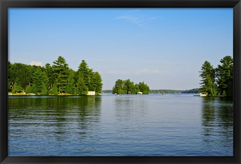 Framed Lake Muskoka, Ontario, Canada Print