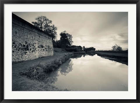 Framed Ruins of River Fort designed by Vauban in 1689, Fort Medoc, Haute-Medoc Area, Gironde, Aquitaine, France Print