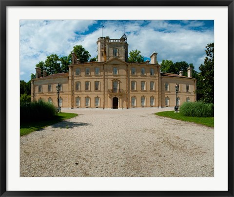 Framed Facade of a castle, Chateau d&#39;Avignon, Saintes-Maries-De-La-Mer, Bouches-Du-Rhone, Provence-Alpes-Cote d&#39;Azur, France Print