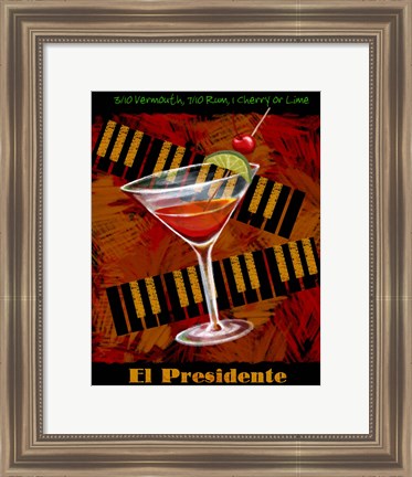 Framed El Presidente Print