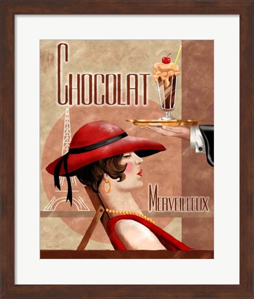 Framed French Chocolate I Print